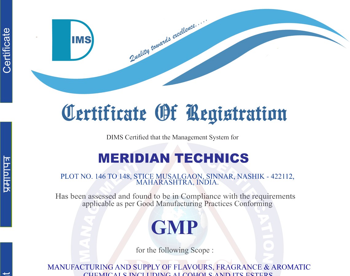 GMP Certificate